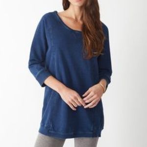 Alternative Apparel Mitaka Indigo 3/4 Sleeve Tunic